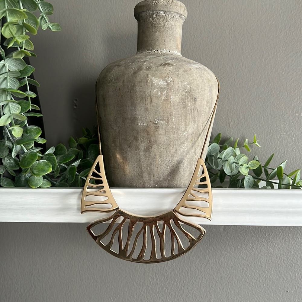 Express Gold Statement Necklace